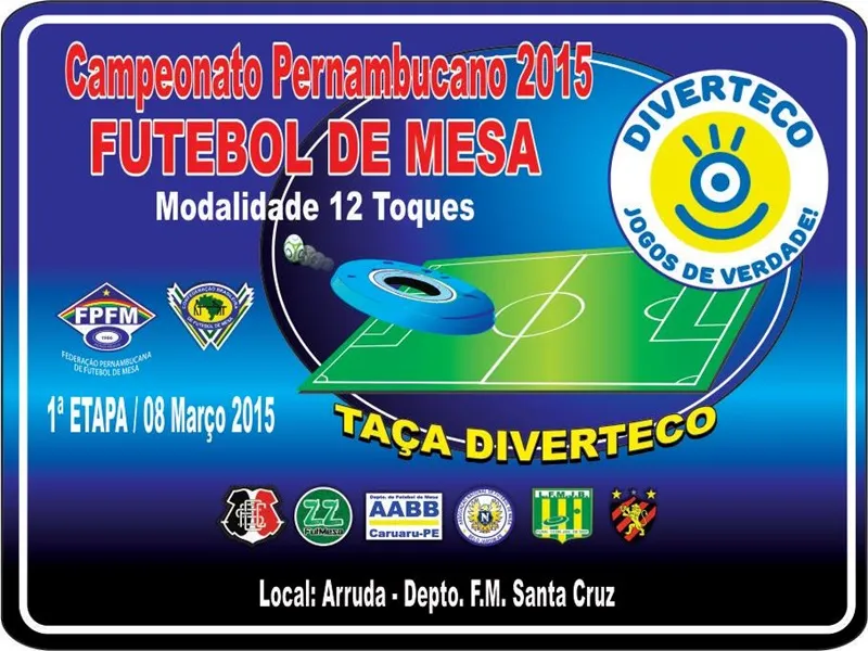Santa Cruz sedia Pernambucano de Futebol de Mesa