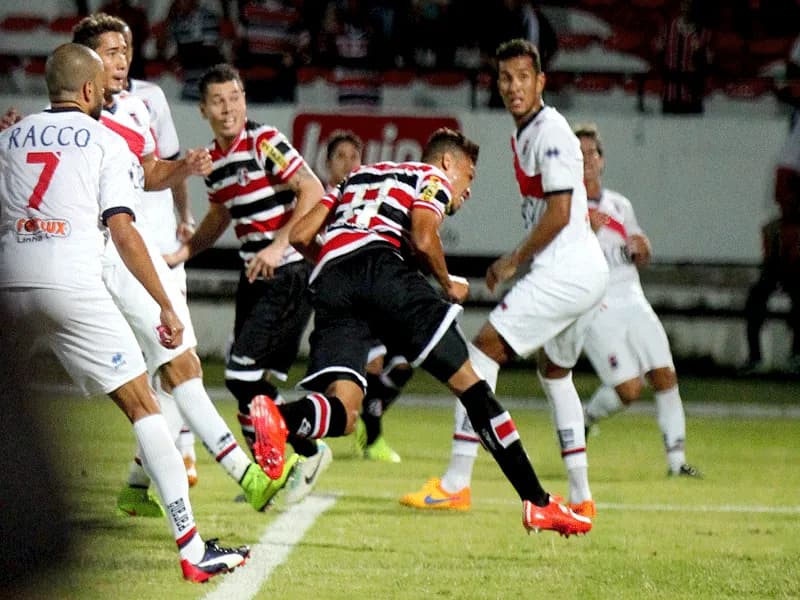 Atacante Nathan, após primeiro gol: "O Santinha entrou na minha vida"