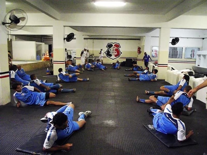 Volta ao 'batente' com trabalhos físicos no Arruda.