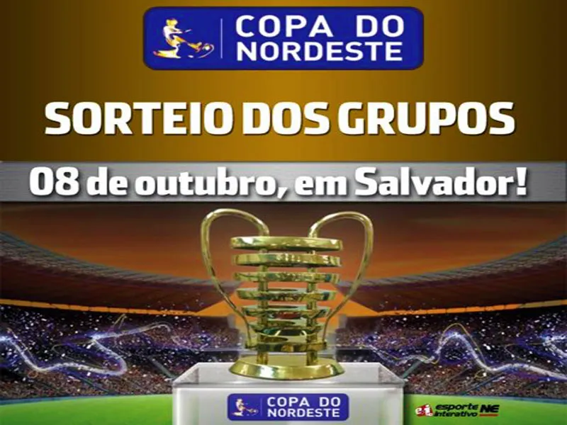 Copa do Nordeste 2014: Sorteio de grupos, dia 8 de outubro.